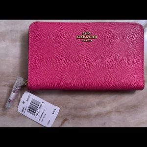 NEW! Coach Pink Wallet